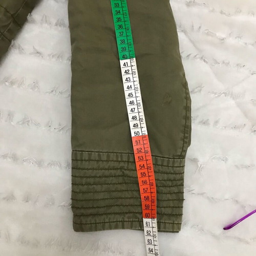 Khaki jacket used with fur hood and quilted lining