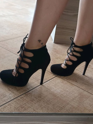 Kastor High-Heeled Lace-Up Shoe used, size 38