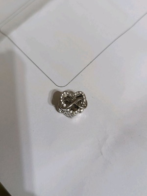 Bracelet symbols new, heart with rhinestones and infinity