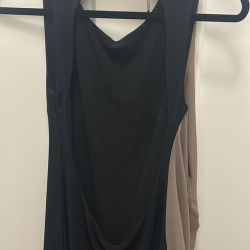 Mini dress with open back by Stelios Koudounaris like new, black, size S