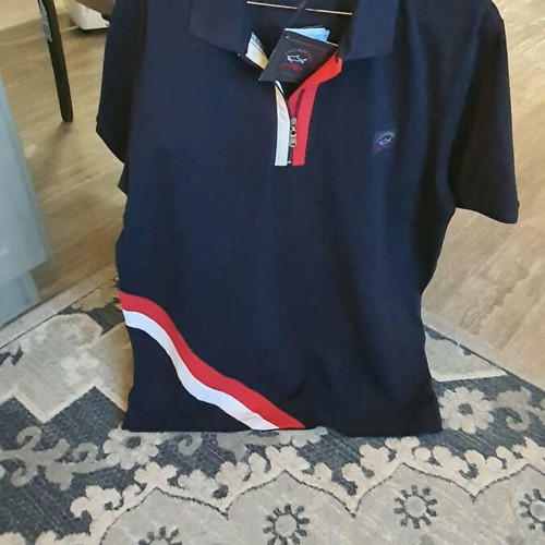 Paul & Shark men's blouse new, size M, blue and red