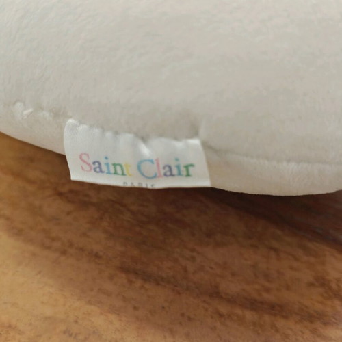 Saint Clair Heart Ivory decorative children's pillow used