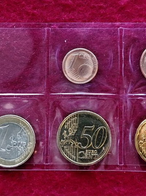 Greek coin set 2005, uncirculated