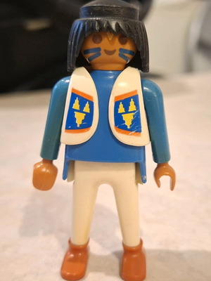 Playmobil Indian Warrior 1993 used