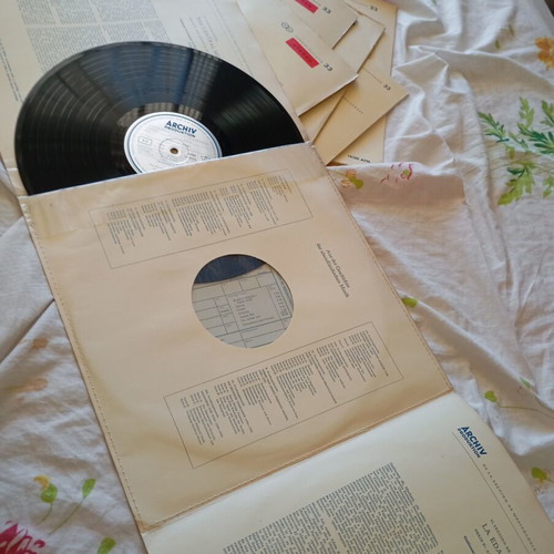 Archiv Produktion classical vinyl records used, lot of 7