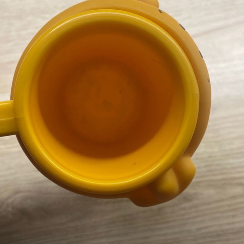 Mr. Happy plastic vintage mug used, Little Miss and Mr. Men