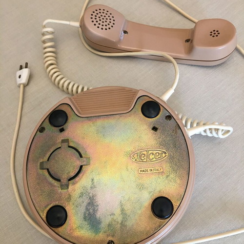 Telcer telephone used, 1980s vintage