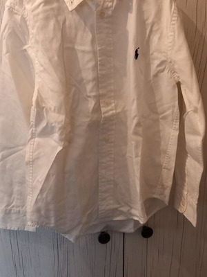 Πουκάμισο Ralph Lauren για αγόρι λευκό, ελαφρώς μεταχειρισμένο, 6 ετών