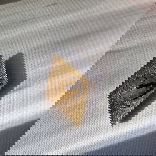 Ρόμβος ВСШ-МВР μεταχειρισμένος, μπρούντζος με επιχρύσωση και σμάλτο