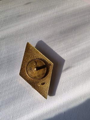 Ρόμβος ВСШ-МВР μεταχειρισμένος, μπρούντζος με επιχρύσωση και σμάλτο