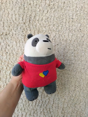 Λούτρινο Miniso We Bare Bears Panda σαν καινούριο, 29 εκατοστά
