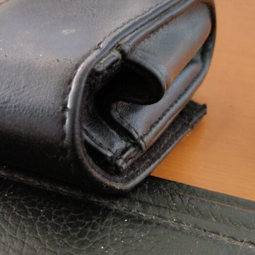 Logitech genuine leather mouse carrying case