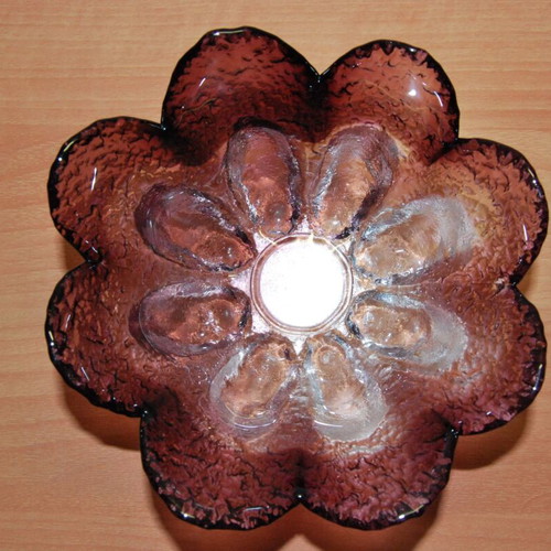 Fondue bowl used or fruit bowl