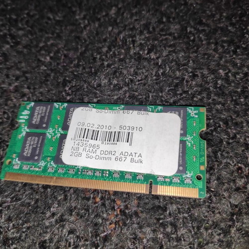 ADATA 2GB DDR2 667MHz SO-DIMM RAM like new for Laptop