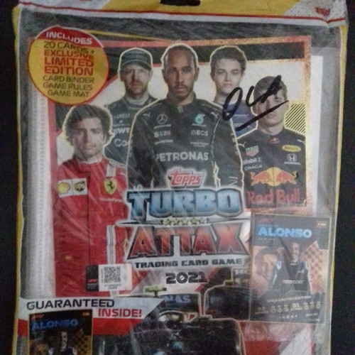 Turbo Attax trading card game 2021 sealed starter pack with 20 cards