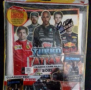 Turbo Attax trading card game 2021 starter pack,(Σφραγισμενο)-The official Formula1 trading card gam
