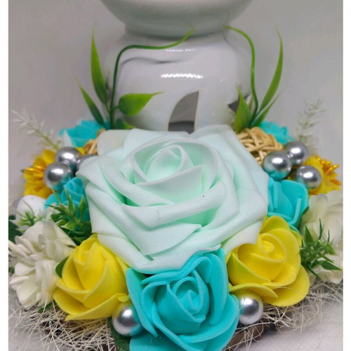 Handmade composition with 13cm burner new for waxmelts