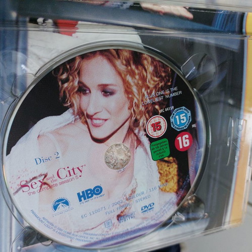 Sex and the City DVD used, season 5 with subtitles