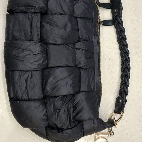 La Carrie shoulder bag fabric like new, black