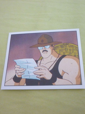 Αυτοκόλλητο Panini Ήρωες χωρίς σύνορα GIJOE Action Force νούμερο 194 καινούργιο