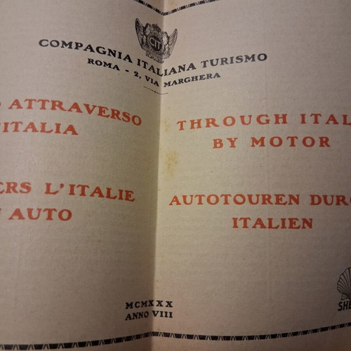 Vintage Shell Oil 1930 brochure like new
