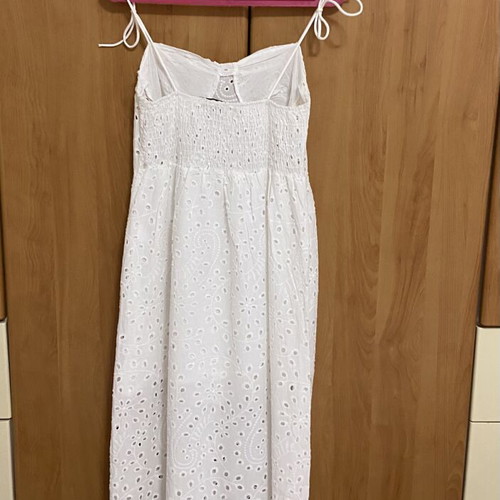 White Kipour Dress one size like new