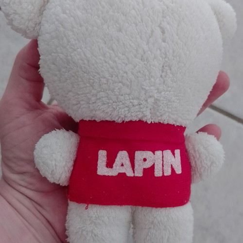 Lapin House hanging plush bear with sound, 17cm