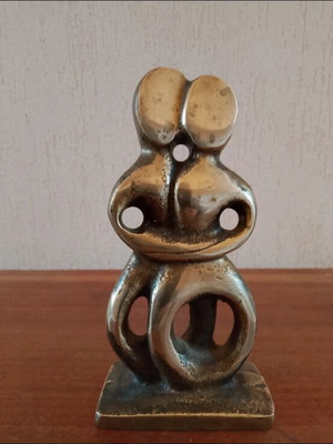 Cycladic brass sculpture like new