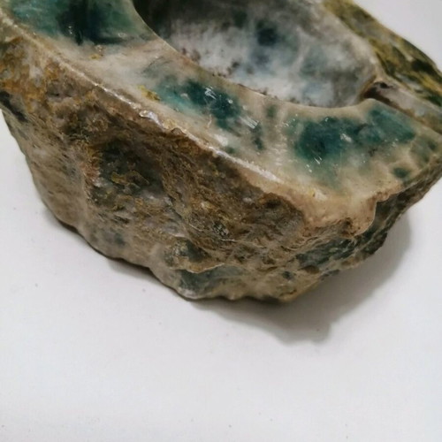 Alabaster ashtray from Italy used