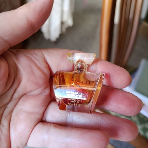 Lancome vintage mini perfumes Poeme 4ml and Tresor 7.5ml, like new