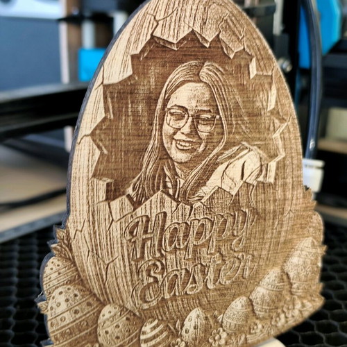 Easter embossed personalized decoration new