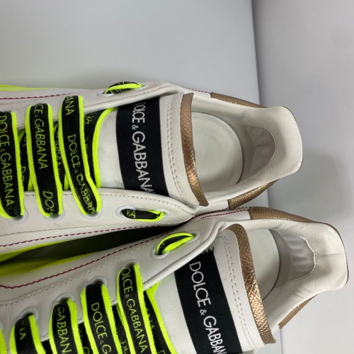 Dolce & Gabbana Portofino leather sneakers like new, white, size 38