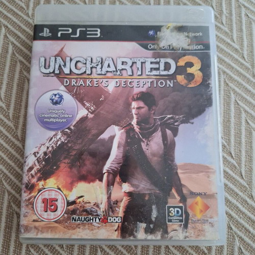 Uncharted 3 PS3 game used in excellent condition