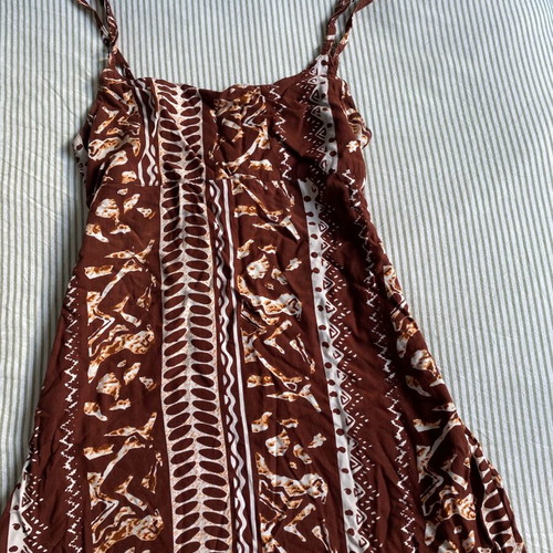 Brown dress size S new