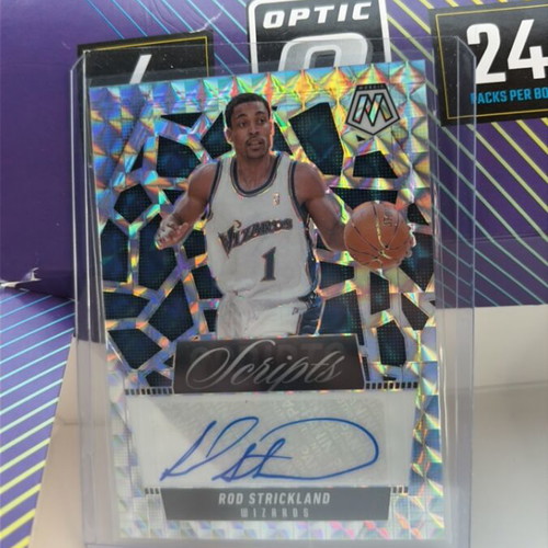 Rod Strickland autographed card new, Mosaic