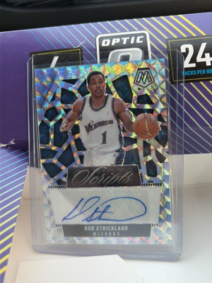 Rod Strickland autographed card new, Mosaic