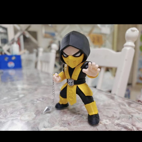 Chibi Mortal Kombat Scorpion figure