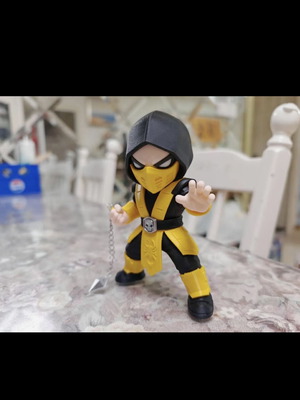 Chibi Mortal Kombat Scorpion figure