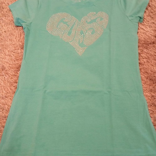 Guess short-sleeve t-shirt new, mint green, size S