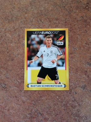 Panini Euro 2012 Deutschland Edition D6 Bastian Schweinsteiger sticker