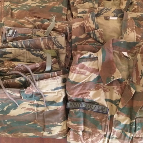 Military clothing full used set