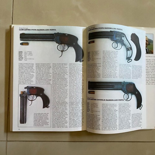 Book with pistol descriptions in English, like new