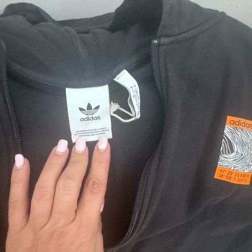 Adidas jacket used black, size L