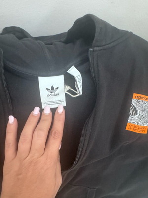 Adidas jacket used black, size L