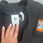 Adidas jacket used black, size L
