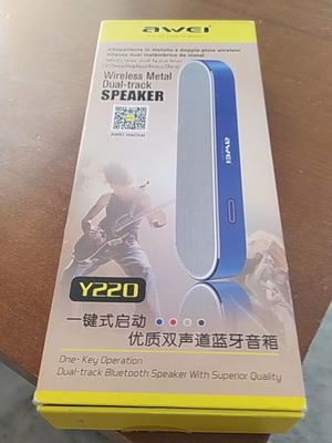 Portable speaker 6W two channel stereo new