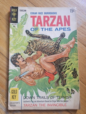 Tarzan of the Apes #183 comic used, 1969 Gold Key