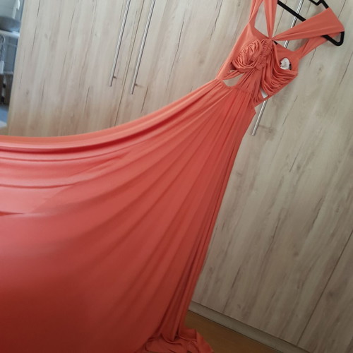 Nash Rennes Peach Dress New M/L