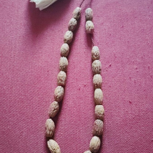 Handmade komboloi made from olive pit like new