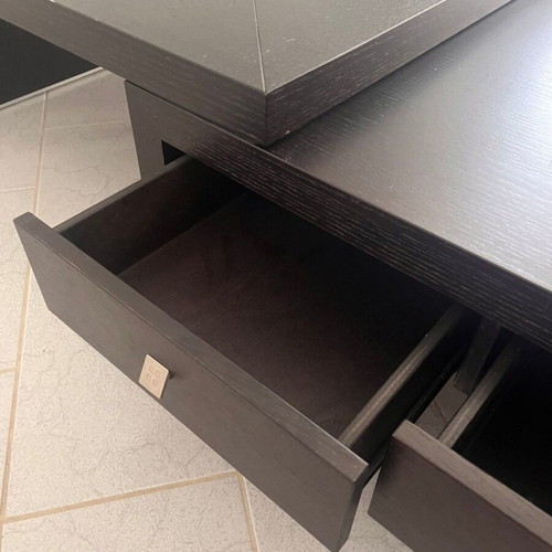 Join coffee tables set made of solid walnut wood, like new